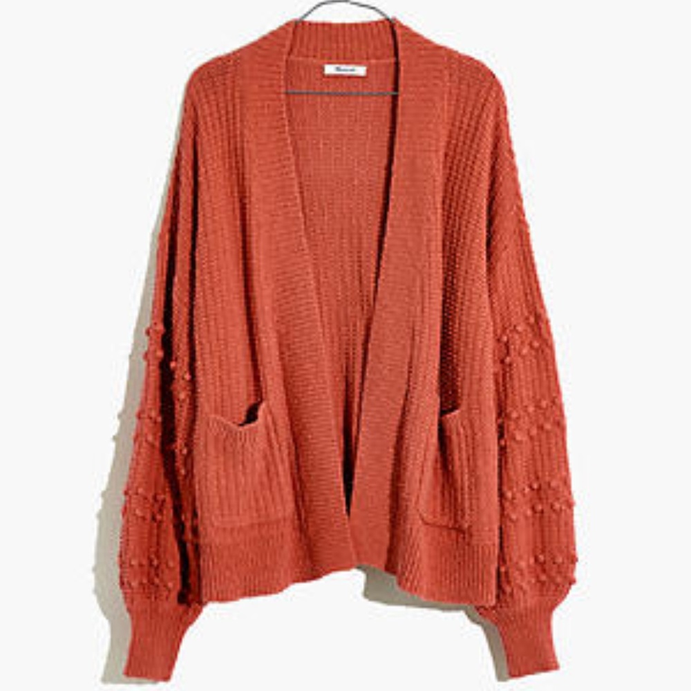 Madewell Bobble Cardigan Sweater